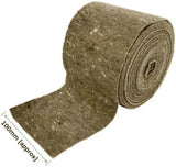Pipe Insulation Natural Woollen Felt Hair - Frost Protection Pipe Wrap Lagging Plus Cable Ties