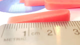 CyberSunrise Small Plastic Tile Spacers : 100 x Mini Red Wedges