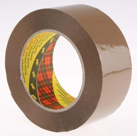 3M 313 Brown Single Sided Packaging Tape 100m x 50mm