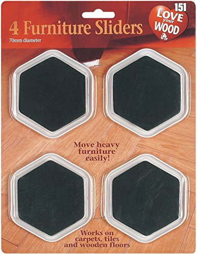 Rose EvansÂ® Heavy Duty Furniture Sliders To Move Furniture Easily (Pack of 8)